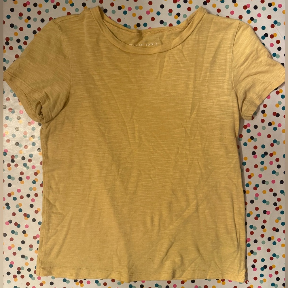 Yellow American Eagle T shirt